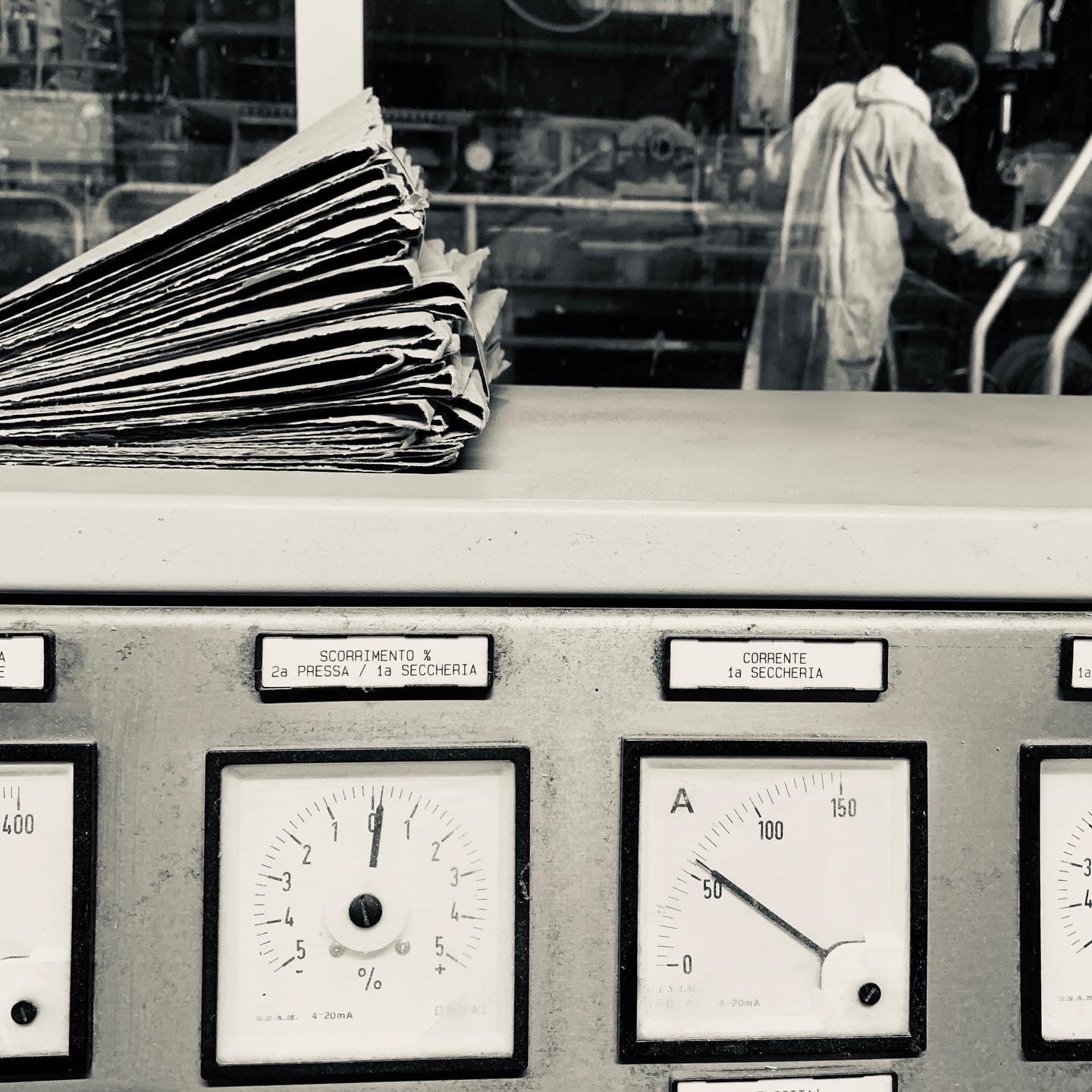 sala controllo macchina continua