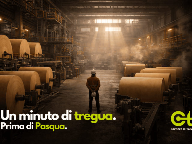 Un minuto di tregua, prima di Pasqua.